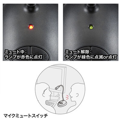 サンワサプライ  MM-MCUSB25N (USBスタンドマイク) 