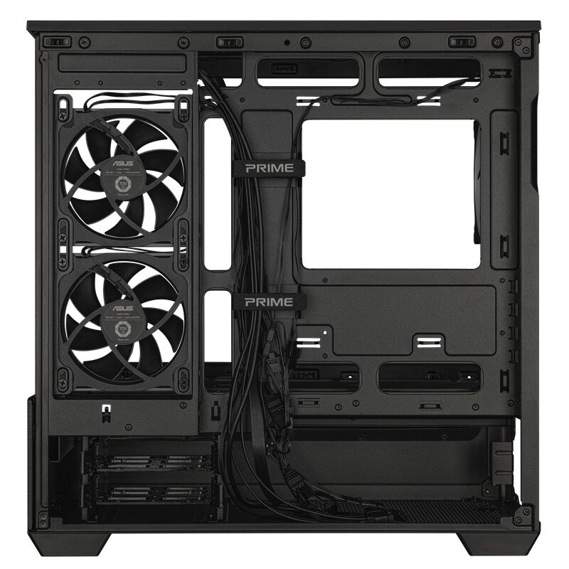 ASUS PRIME AP202 TG ARGB BLACK (MicroATX ガラス) ｜ パソコン