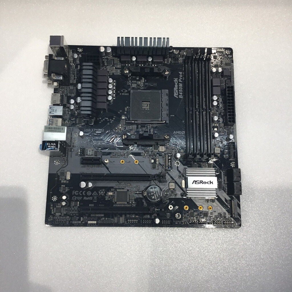 中古 ASRock B450M Pro4 (B450 AM4 mATX DDR4) 137907 （393847