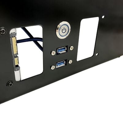 長尾製作所  3wayオープンフレーム スタック式 SS-NFRAME-STACK (E-ATX ブラック) 