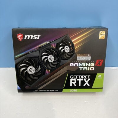 【博多店】中古  MSI GeForce RTX 3080 GAMING X TRIO 10G (RTX3080 10G) 143511 