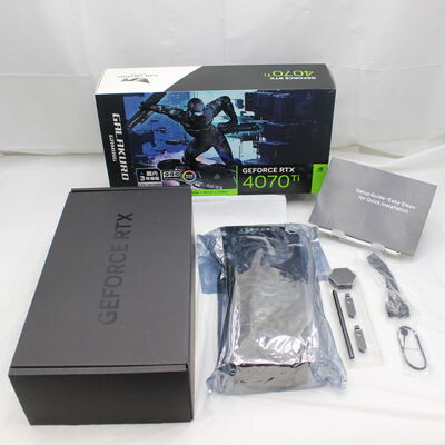 【通販センター】中古  玄人志向 GG-RTX4070Ti-E12GB/EX/TP2（RTX4070Ti 12GB） 3480040008 