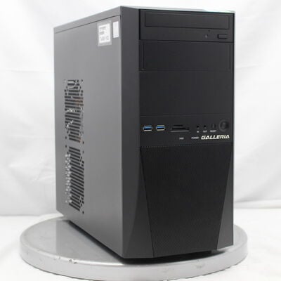 【通販センター】中古  THIRDWAVE GALLERIA KTM(Intel Core i7 8700/16GB DDR4 (PC4)/SSD500GB/DVDマルチ/NVIDIA GeForce GTX 1660 SUPER 6GB/W11H64 MAR) 199040 