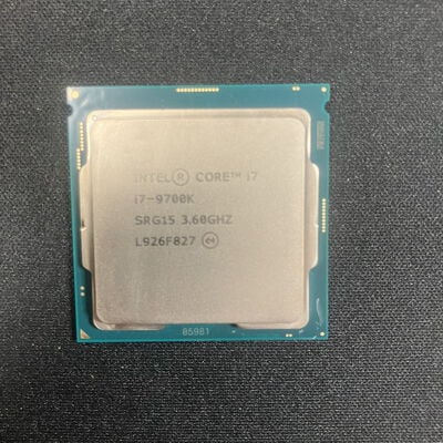 【大宮店】中古  INTEL Core i7 9700K (1151/3.60GHz/12M/C8/T8) 138481 