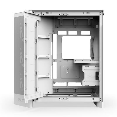 NZXT  H9 FLOW RGB+ CM-H92FW-P1 (E-ATX ガラス ホワイト) 