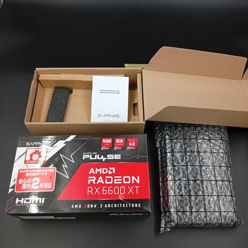中古 Sapphire Pulse AMD Radeon RX 6600 XT 8GB 3120022615