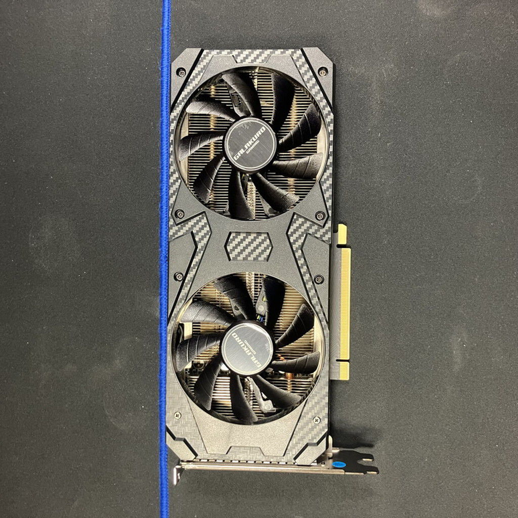 中古 【LHR版】玄人志向 GG-RTX3060Ti-E8GB/DF/LHR (RTX3060Ti 8GB