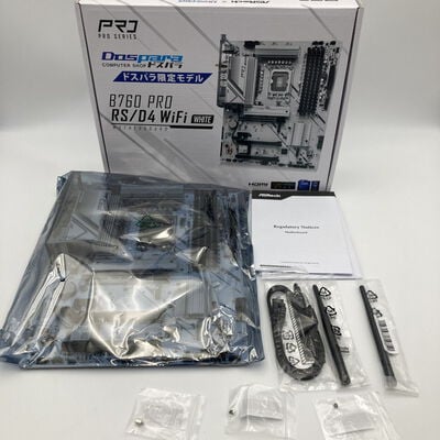 【神戸・三宮店】中古  ASRock B760 Pro RS/D4 WiFi White (B760 1700 ATX DDR4) 3430006347 
