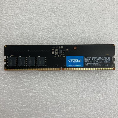 【京都店】中古  Crucial CT16G56C46U5.M8G1(DDR5 PC5-44800 16GB) 1460026051 