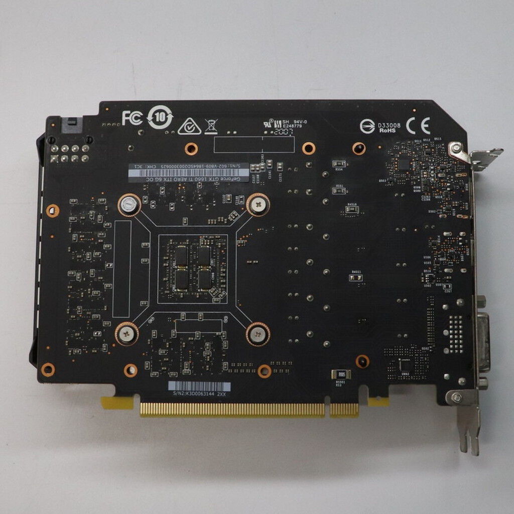 中古 MSI GeForce GTX 1660 Ti AERO ITX 6G OC(GTX1660Ti) 139073