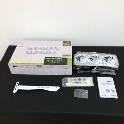 【長野稲里店】中古  MSI GeForce RTX 4070 Ti GAMING X SLIM WHITE 12G (RTX4070Ti 12GB) 5110001114 