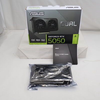 【通販センター】中古  ASUS DUAL-RTX5050-O8G (RTX5050 8GB) 183158 