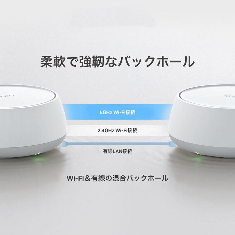 TP-Link Deco BE25(1-pack)(jp) BE3600 デュアルバンドメッシュWi-Fi 7