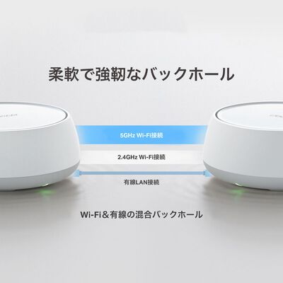 TP-Link  Deco BE25(1-pack)(jp) BE3600 デュアルバンドメッシュWi-Fi 7ユニット 