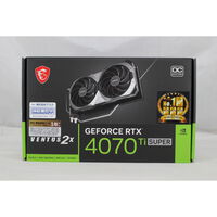 中古  MSI GeForce RTX 4070 Ti SUPER 16G VENTUS 2X OC 3480025835 