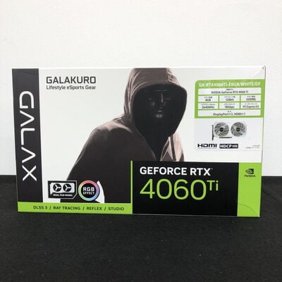 【長野稲里店】中古  玄人志向 GK-RTX4060Ti-E8GB/WHITE/DF (RTX4060Ti 8GB) 158555 