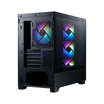 ADATA  LANDER 300 LANDER300MAA-BKCWW (MicroATX ガラス ブラック) 