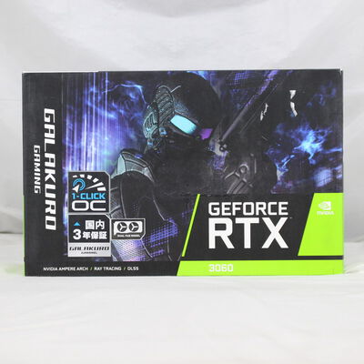 【通販センター】中古  玄人志向 GG-RTX3060-E12GB/OC/DF（RTX3060 12GB） 3480034533 