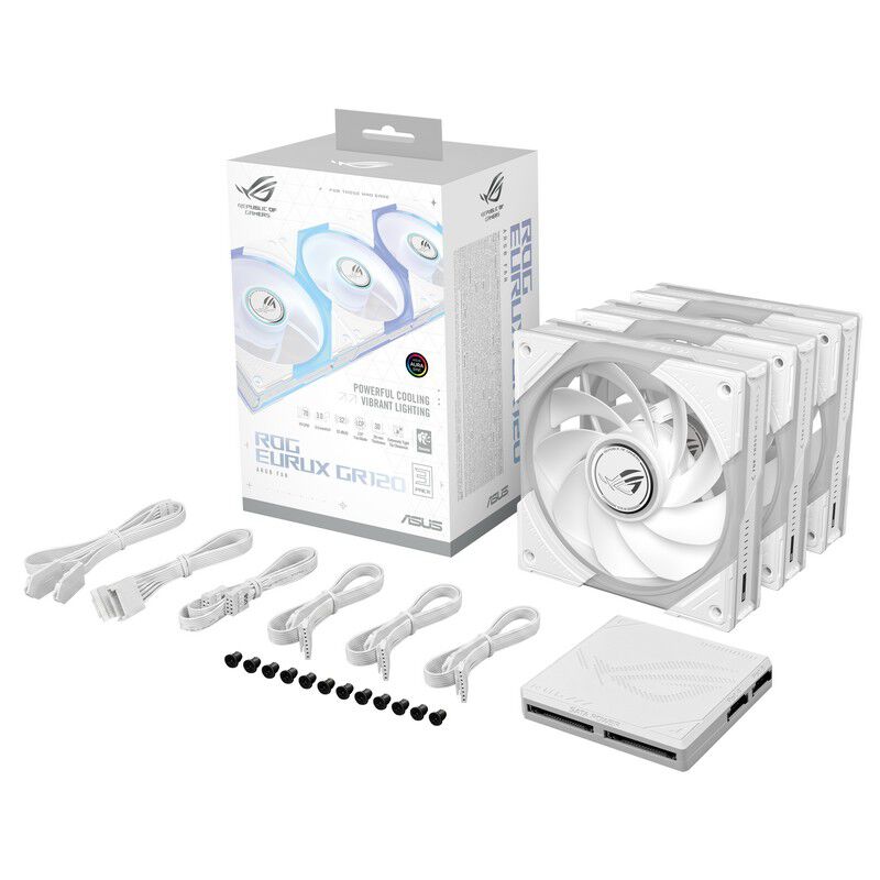 ASUS ROG EURUX GR120 FAN ARGB REVERSE WHITE 3IN1 (120mm ホワイト