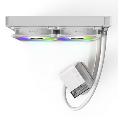 MONTECH  CyberFlow ARGB 240 White (240mm ARGB ホワイト) ドスパラ限定モデル 