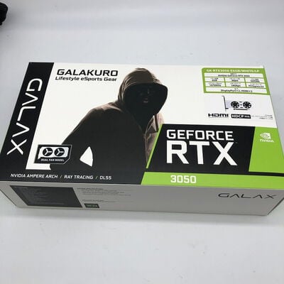【宇都宮鶴田店】中古  玄人志向 GK-RTX3050-E6GB/WHITE/LP (RTX3050 6GB) 166371 