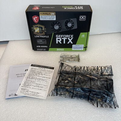 【京都店】中古  MSI GeForce RTX 3050 LP E 6G OC (RTX3050 6GB) 3180006642 
