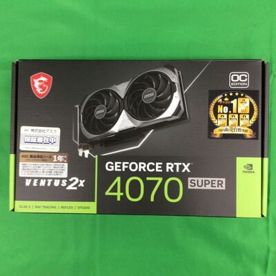 【川崎店】中古  MSI GeForce RTX 4070 SUPER 12G VENTUS 2X OC (RTX4070 SUPER 12GB) 163393 
