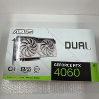 中古  ASUS DUAL-RTX4060-O8G-WHITE (RTX4060 8G) 175569 