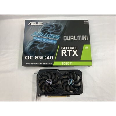【仙台店】中古  【LHR版】ASUS DUAL-RTX3060TI-8G-MINI-V2 (RTX3060Ti 8GB LHR) 175520 