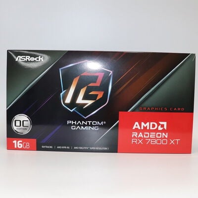 【札幌店】中古  ASRock RX7800XT PG 16GO RX7800XT Phantom GamingOC (RX7800XT 16GB) 162733 