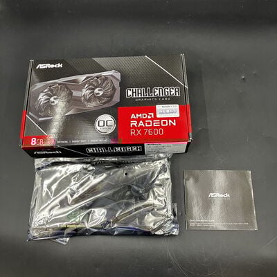 【大須店】中古  ASRock RX7600 CL 8GO RX7600 Challenger 8G OC (RX7600 8G) 162749 