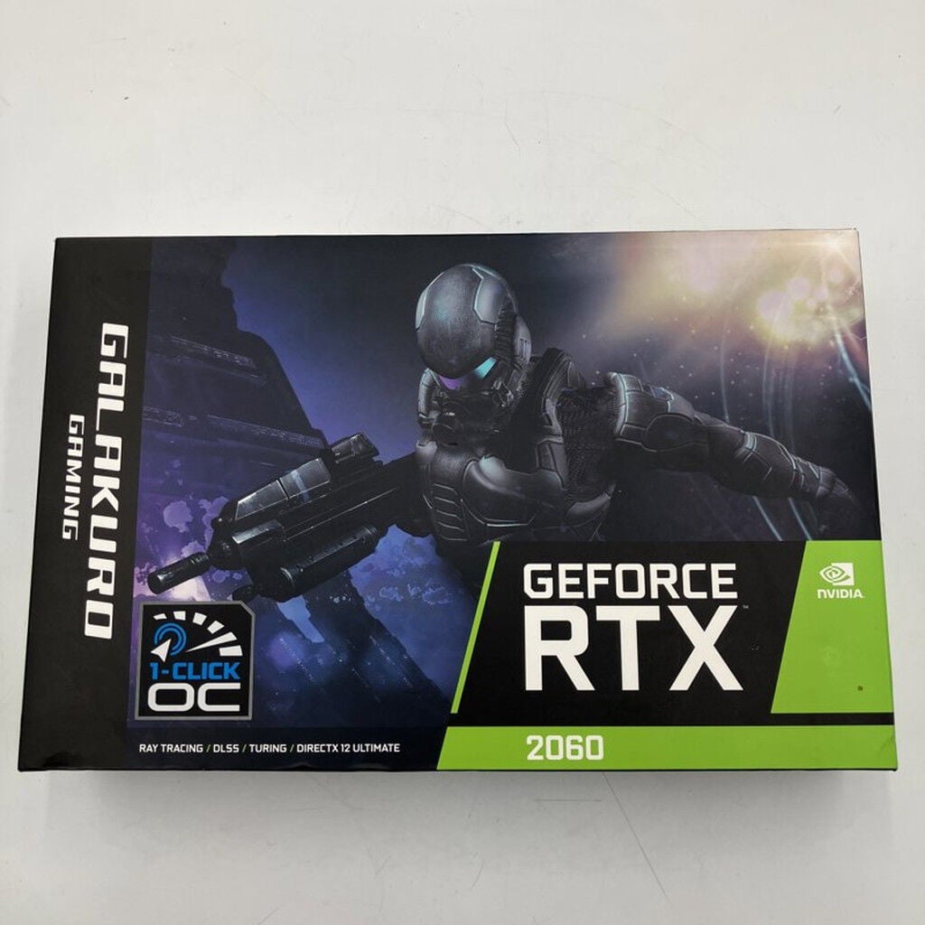 中古 玄人志向 GALAKURO GAMING GG-RTX2060-E6GB/DF2 [PCIExp 6GB