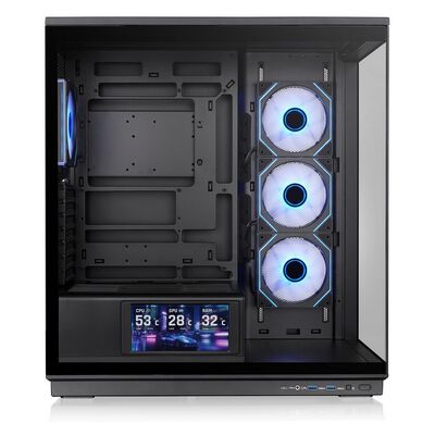 Thermaltake  Stage 450 TG ARGB Black CA-12B-00M1WN-00 (ATX ガラス ブラック) 