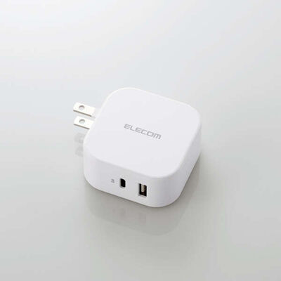 エレコム  PD対応 USB充電器 20W+12W / C×1+A×1 MPA-ACCP20WH 白 
