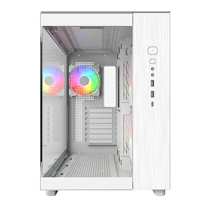 パラスター ホワイト MONTECH KING 65 PRO White (ATX ガラス) ｜ パソコン通販のドスパラ