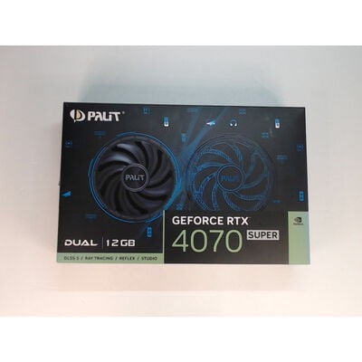 【前橋ｲﾝﾀｰｱｶﾏﾙ店】中古  Palit NED407S019K9-1043D (RTX4070 SUPER 12GB) 163398【8/14価格改定!】 