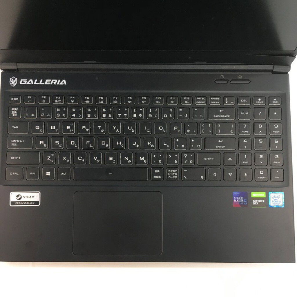 中古 GALLERIA GCR 1650GF(i5-9300H/16GB/SSD1TB/GTX1650) 3310006618