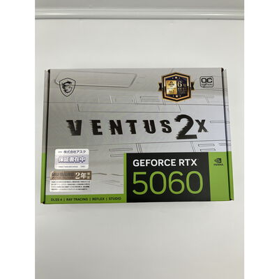 【秋葉原本店】中古  msi_GeForce_RTX_5060_8G_VENTUS_2X_OC_WHITE(RTX5060_8GB) 3410012836 