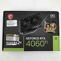 中古  MSI GeForce RTX 4060 Ti VENTUS 2X BLACK 8G OC (RTX4060Ti 8GB) 158559 