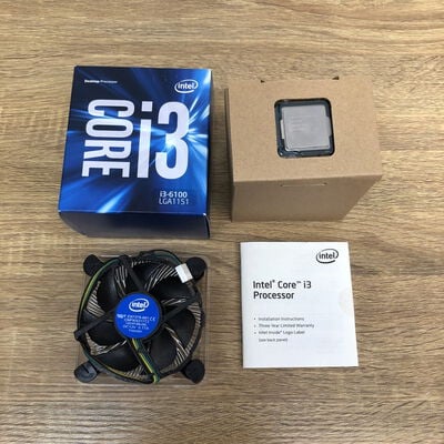 【津ラッツ店】中古  INTEL Core i3-6100(1151/3.70GHz/3M/C2/T4) 129542