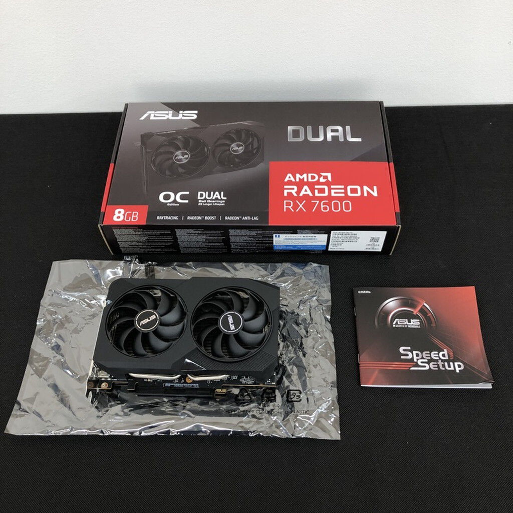 中古 ASUS DUAL-RX7600-O8G-V2 (RX7600 8G) 162744 ｜ パソコン通販の