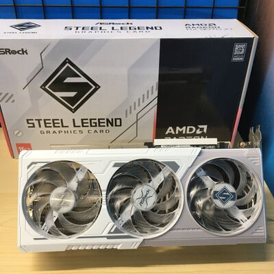 【博多店】中古  ASRock RX9070XT SL 16G Steel Legend 16GB (RX9070XT 16G) 176937 