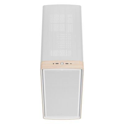 Fractal Design  Summit Chalk White TG Clear Tint FD-C-SUM1A-02 (E-ATX ガラスパネル ホワイト) 