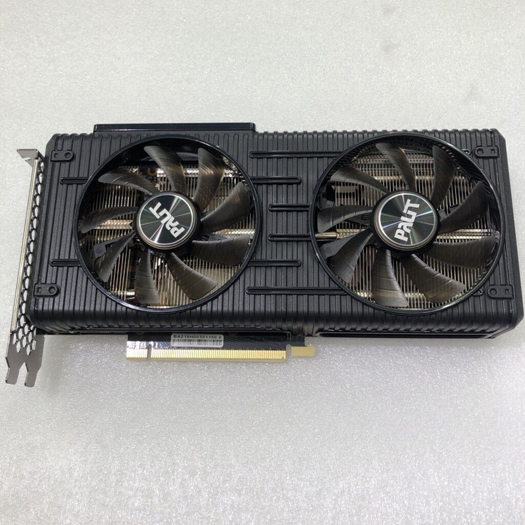 中古 Palit RTX3060Ti Dual NE6306T019P2-190AD (RTX3060Ti 8GB