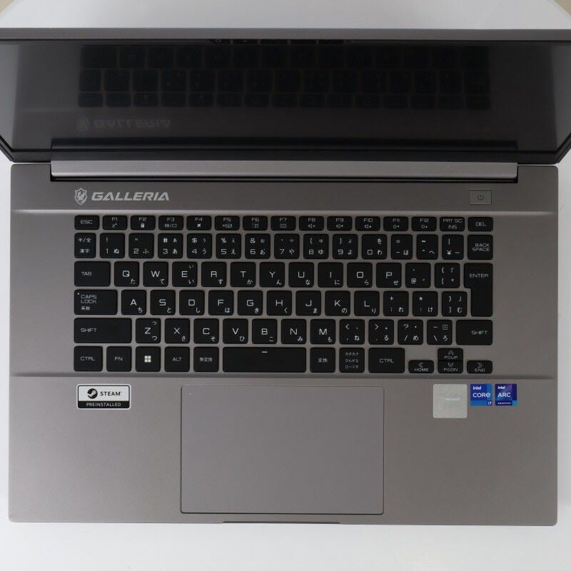 中古 THIRDWAVE GALLERIA UL7C-AA2(note)(Intel Core i7 12700H/16GB