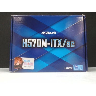【前橋ｲﾝﾀｰｱｶﾏﾙ店】中古  ASRock H570M-ITX/ac (H570 1200 mITX DDR4) 144868 