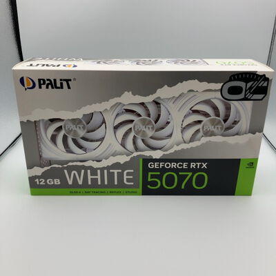 【甲府飯田店】中古  Palit NE75070U19K9-GB2050W (RTX5070 12GB WHITE OC) 188946 