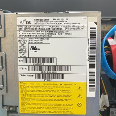 【熊本浜線店】中古  富士通 FMVD4501CP (INTEL Core i3 9100/8GB/SSD256GB/DVD-ROM/なし/W11P) 5370001373 