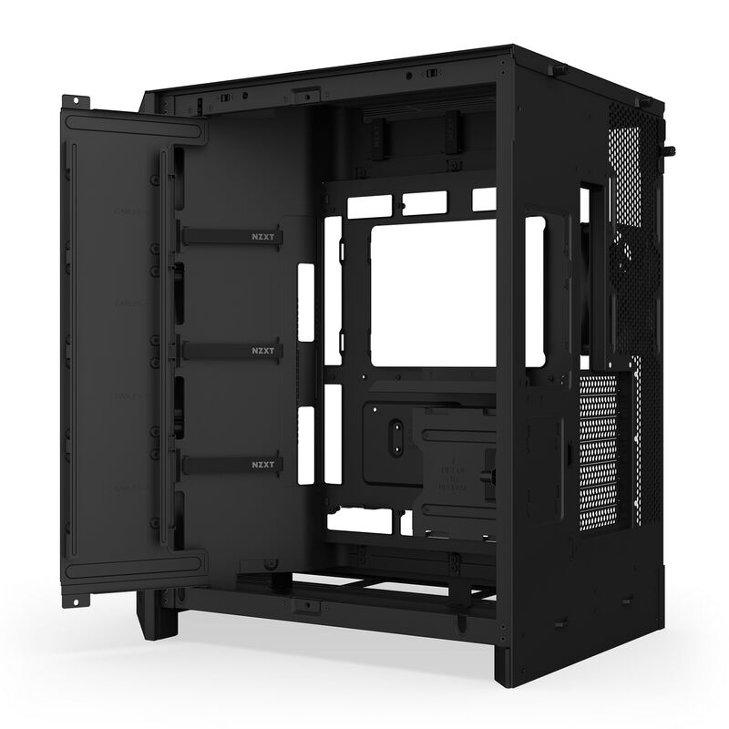 NZXT H9 ELITE ブラック NZXT H9 Elite Black 2層構造ミドルタワーPCケース 強化ガラスモデル