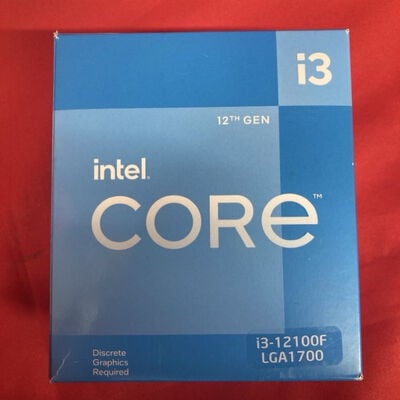 【千葉店】中古  INTEL Core i3 12100F  (1700/3.3G/12M/C4/T8) 148617 